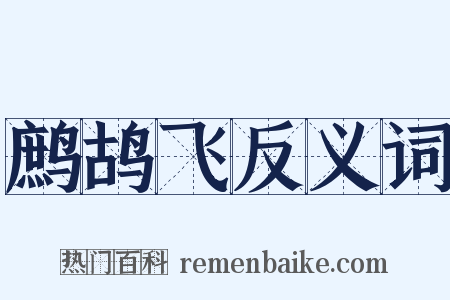 鹧鸪飞反义词是什么意思的图片
